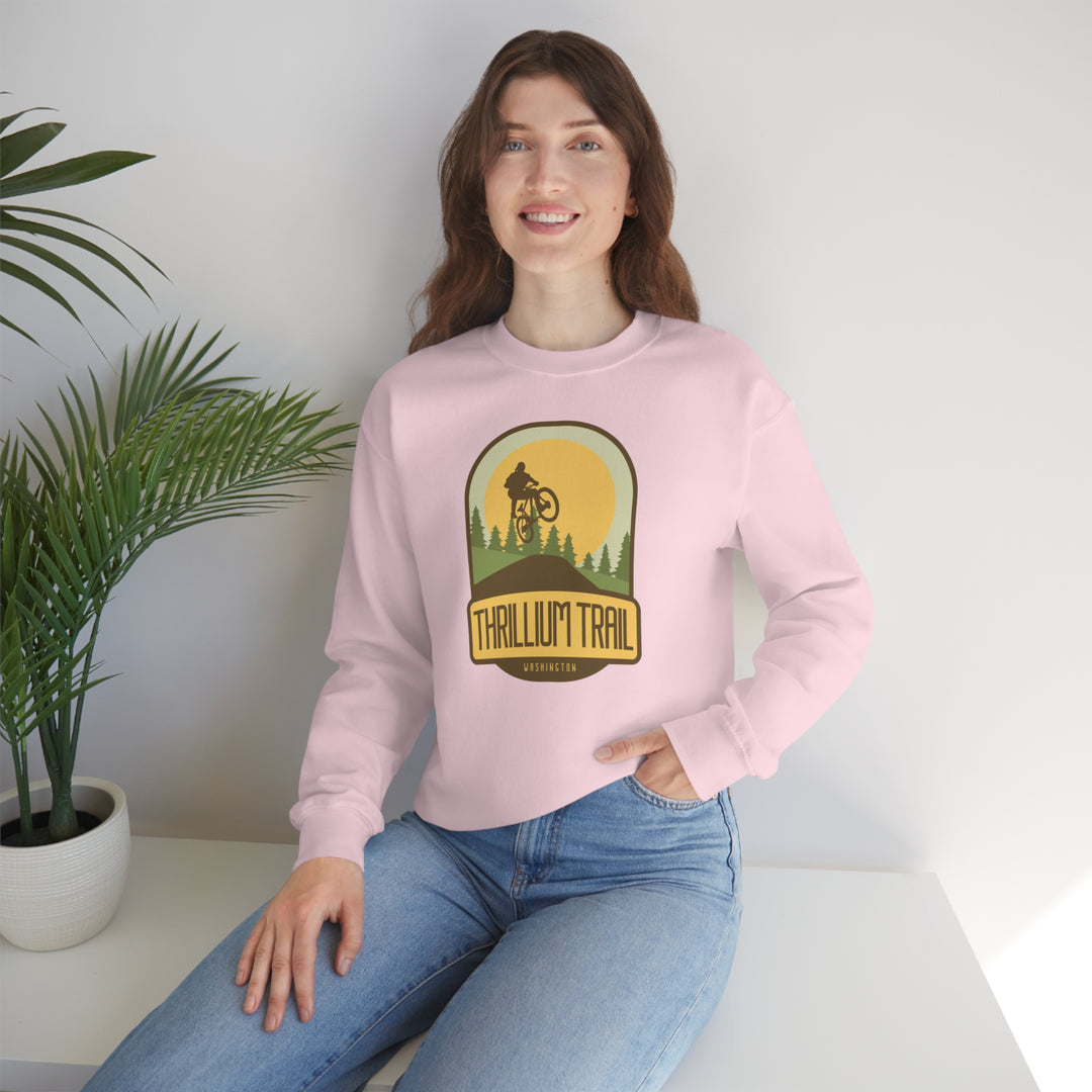 Thrillium Trail - Washington Unisex Heavy Blend Crewneck Sweatshirt