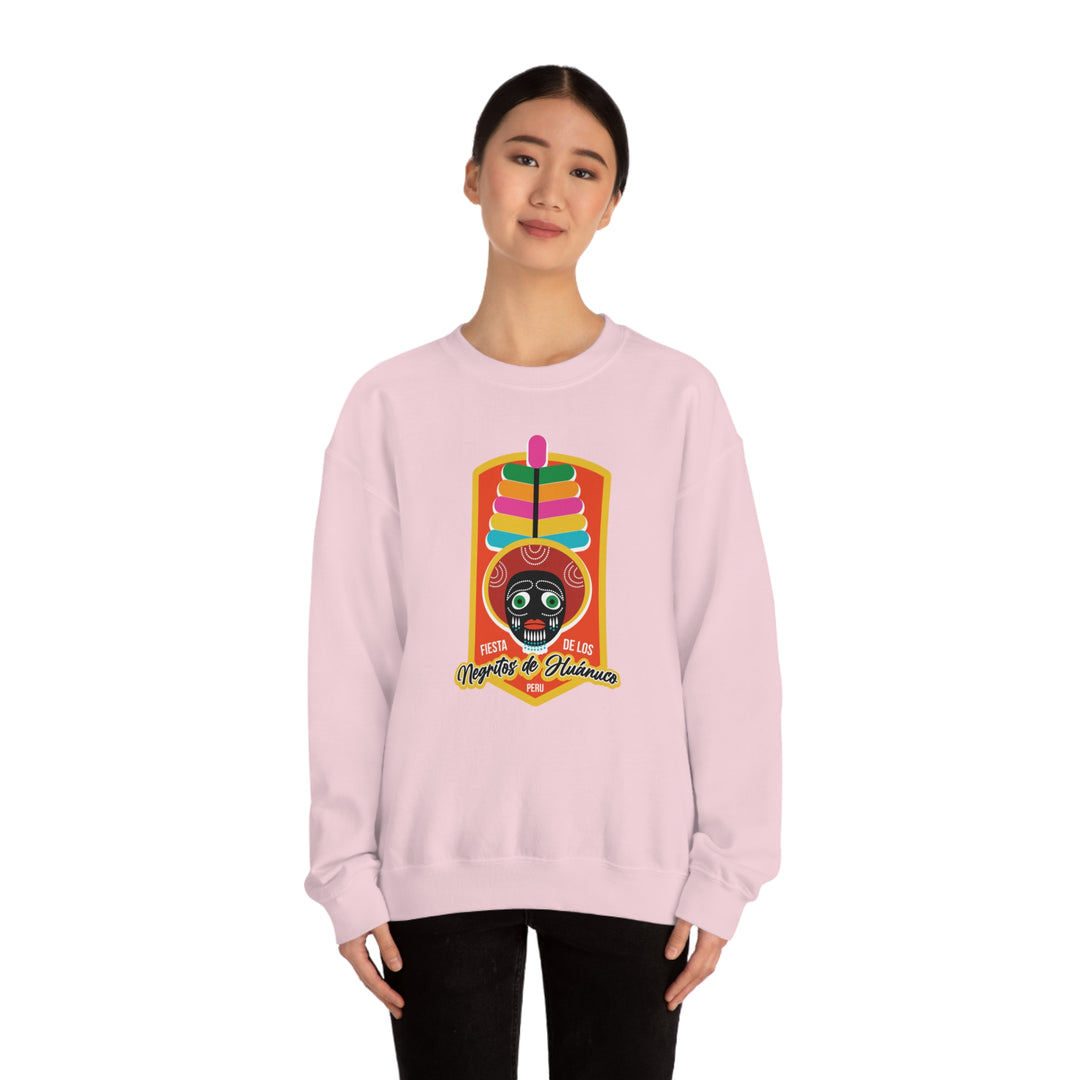 Fiesta de los Negritos de Huanuco - Peru Unisex Heavy Blend Crewneck Sweatshirt