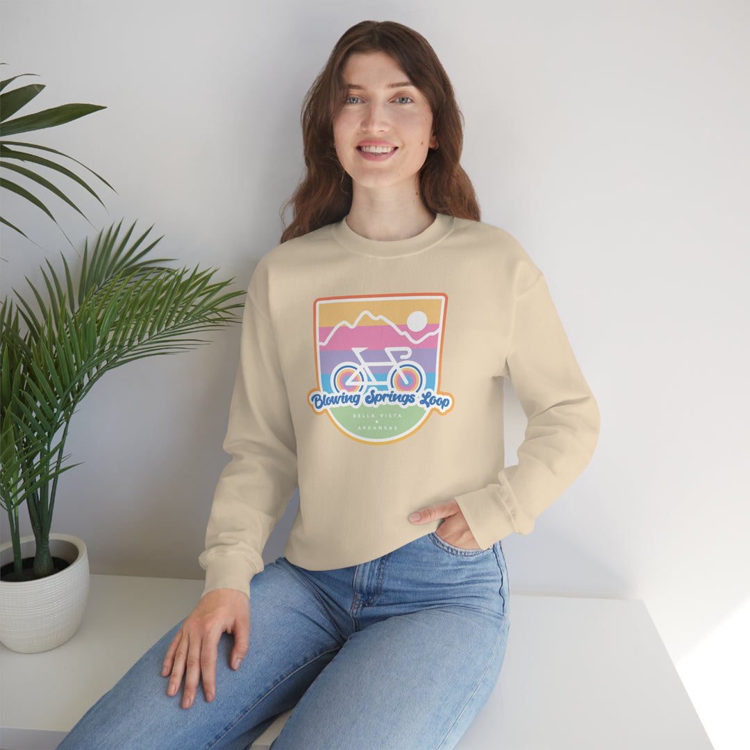 Blowing Springs Loop - Bella Vista, Arkansas Unisex Heavy Blend Crewneck Sweatshirt