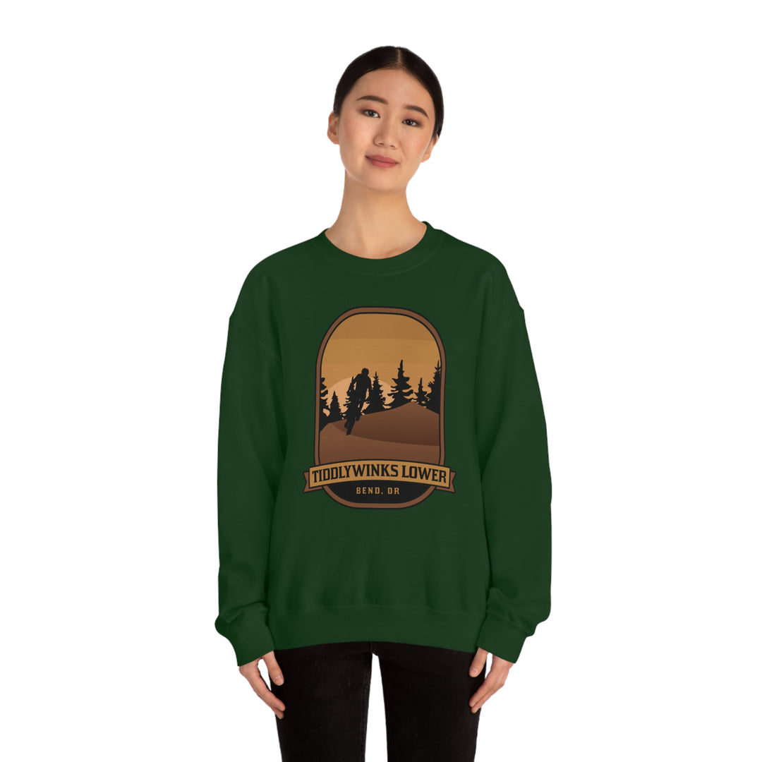 Tiddlywinks Lower - Bend, Oregon Unisex Heavy Blend Crewneck Sweatshirt