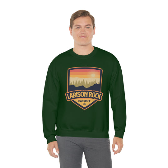 Larison Rock - Oakridge, Oregon Unisex Heavy Blend Crewneck Sweatshirt