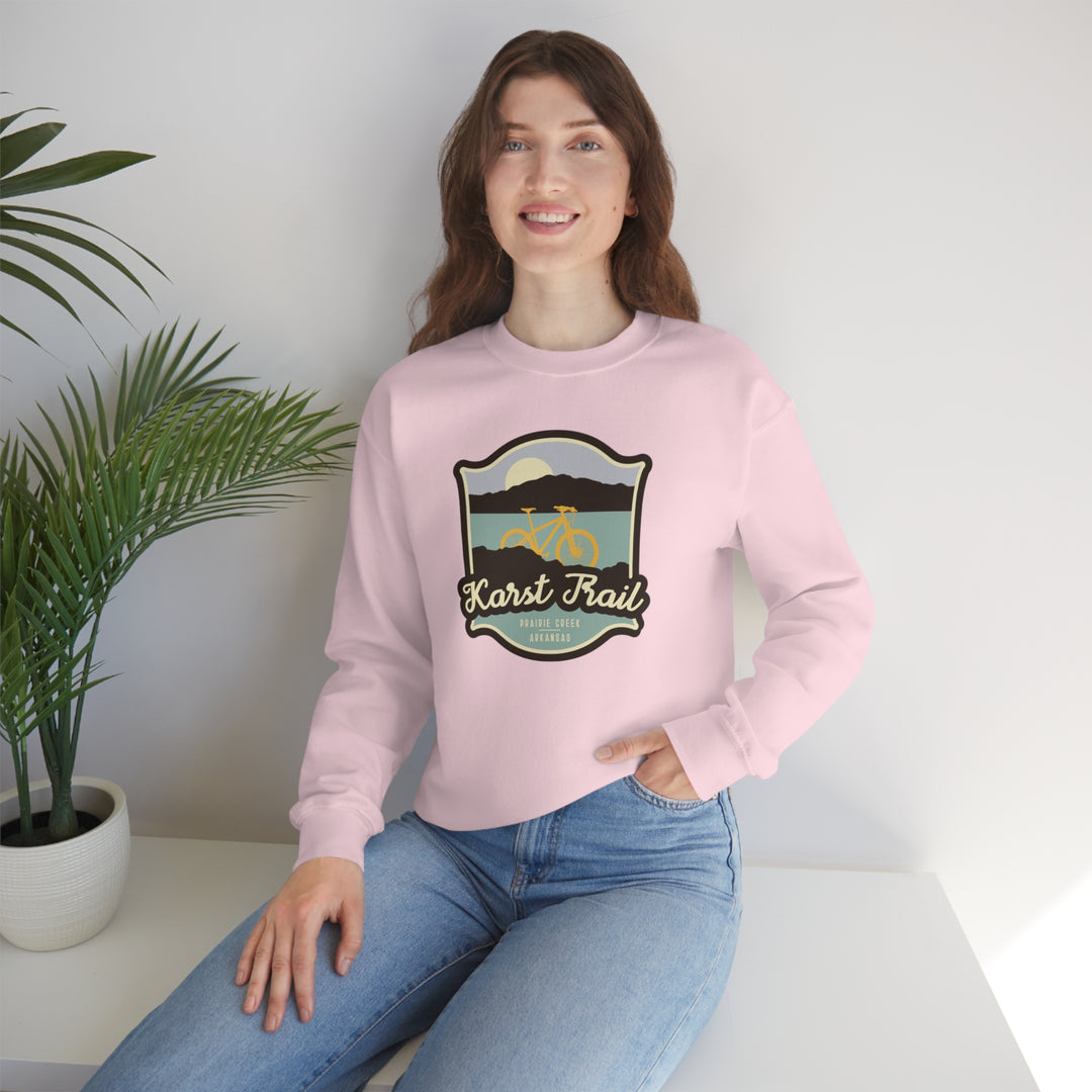 Karst Trail - Prairie Creek, Arkansas Unisex Heavy Blend Crewneck Sweatshirt