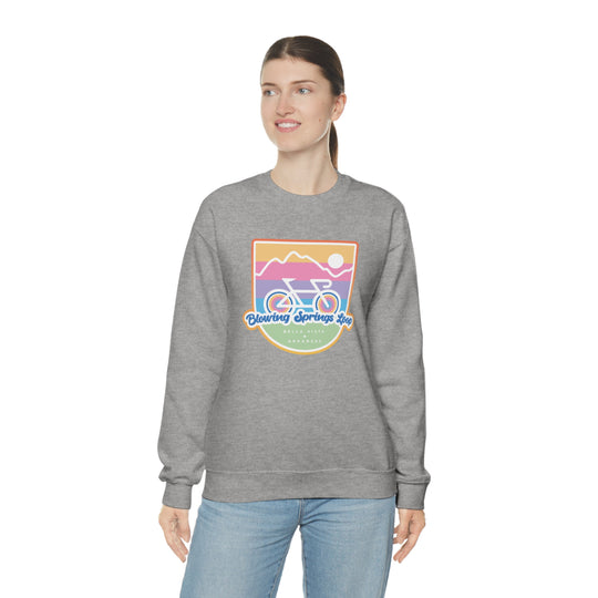 Blowing Springs Loop - Bella Vista, Arkansas Unisex Heavy Blend Crewneck Sweatshirt