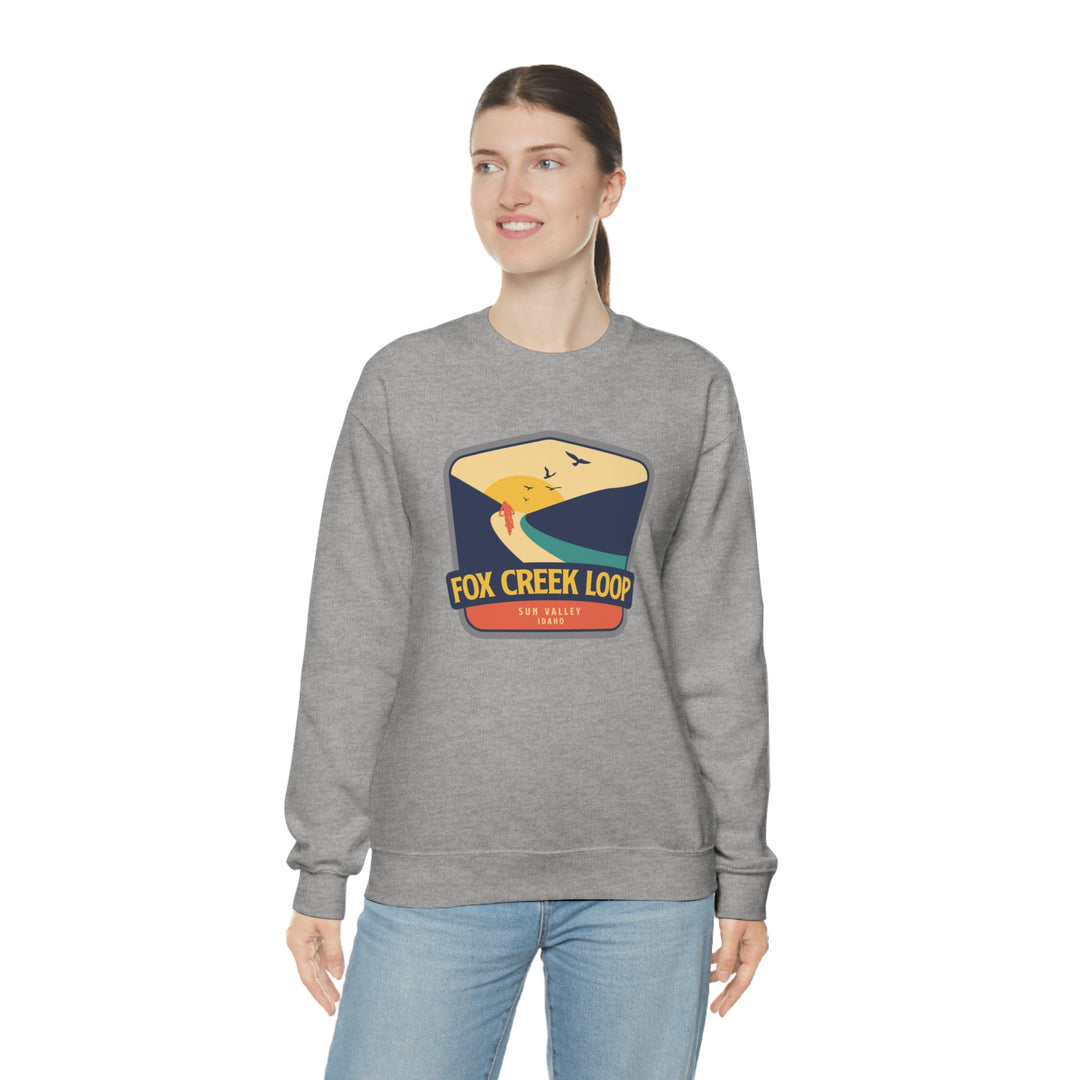 Fox Creek Loop - Sun Valley, Idaho Unisex Heavy Blend Crewneck Sweatshirt