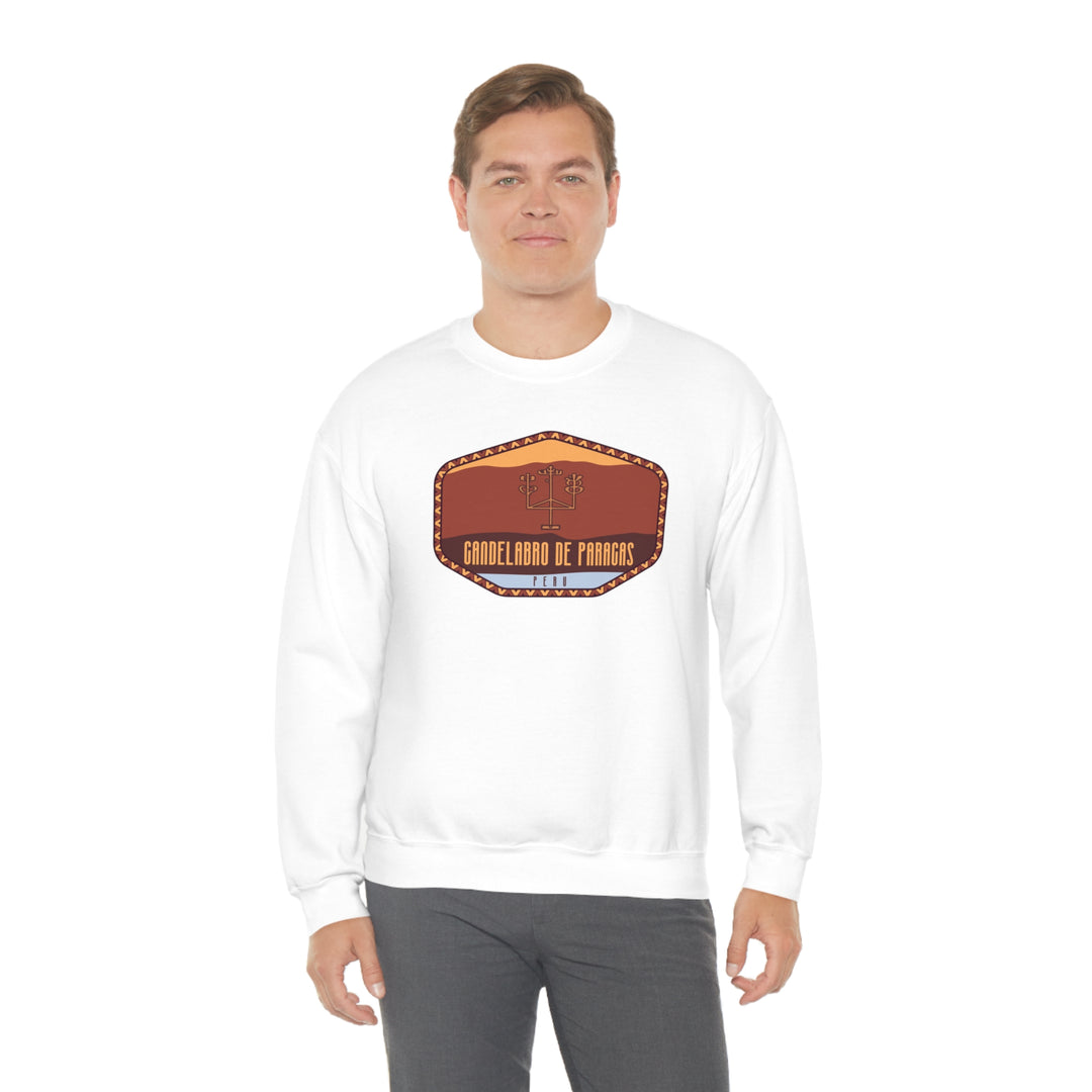 Candelabro de Paracas - Peru | Unisex Heavy Blend Crewneck Sweatshirt