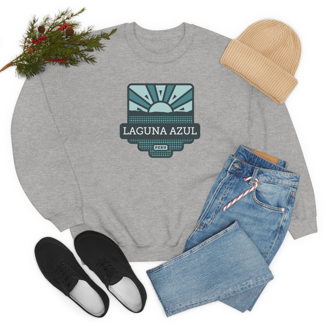 Laguna Azul - Peru Unisex Heavy Blend Crewneck Sweatshirt