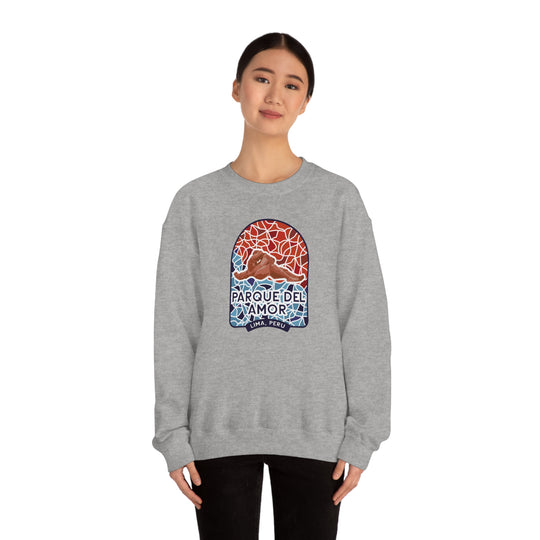 Parque del Amor - Lima, Peru Unisex Heavy Blend Crewneck Sweatshirt