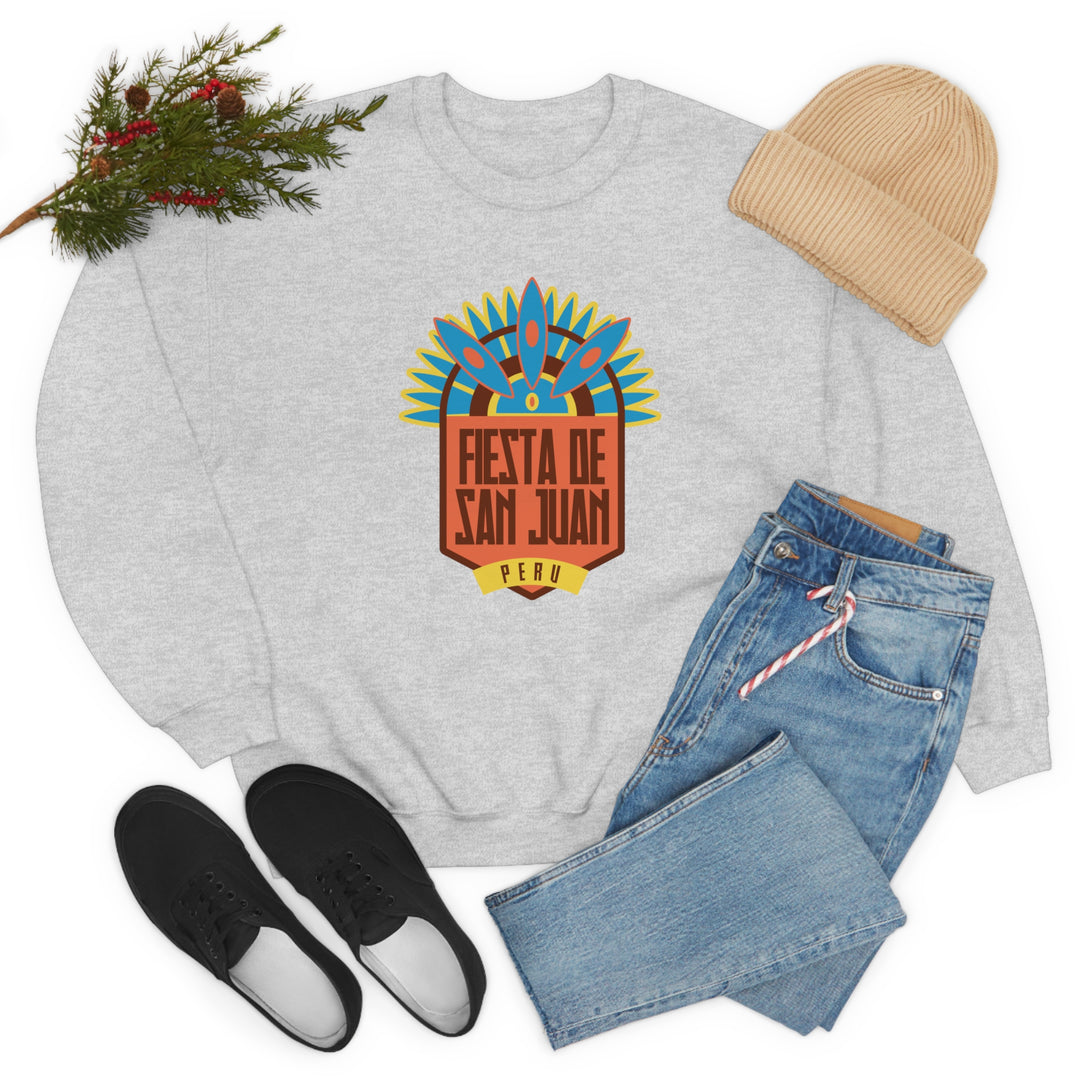 Fiesta de San Juan - Peru Unisex Heavy Blend Crewneck Sweatshirt