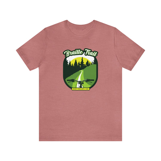 Braille Trail - Day Valley, CA Unisex Tee Shirt