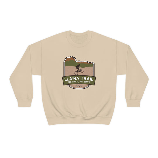 Llama Trail - Big Park, Arizona Unisex Heavy Blend Crewneck Sweatshirt