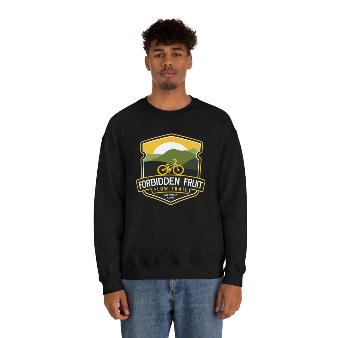 Forbidden Fruit Flow Trail - Sun Valley, Idaho Unisex Heavy Blend Crewneck Sweatshirt