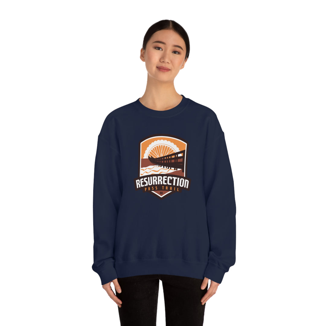 Resurrection Pass Trail - Alaska Unisex Heavy Blend Crewneck Sweatshirt