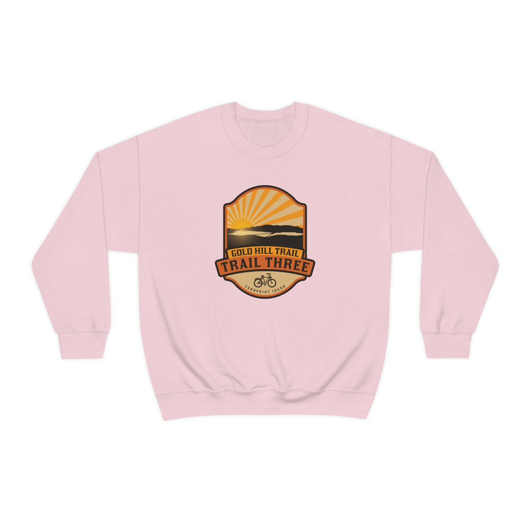 Gold Hill Trail (Trail 3) - Sandpoint, Idaho Unisex Heavy Blend Crewneck Sweatshirt