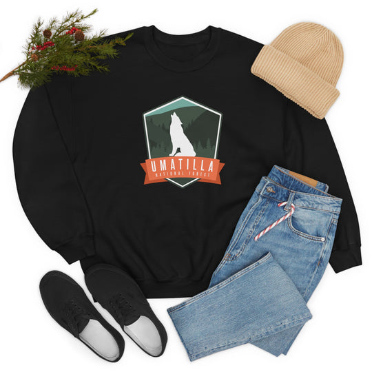 Umatilla National Forest Unisex Heavy Blend Crewneck Sweatshirt