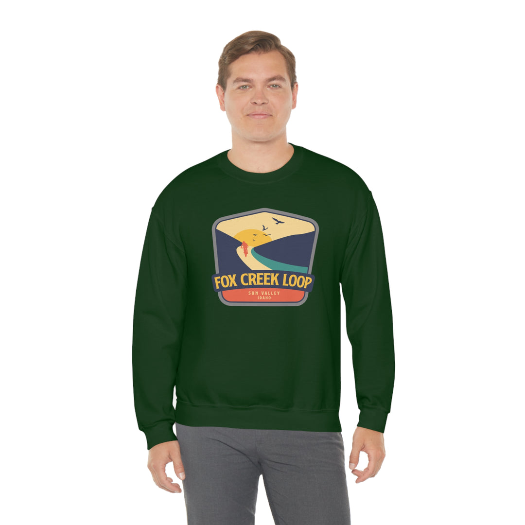 Fox Creek Loop - Sun Valley, Idaho Unisex Heavy Blend Crewneck Sweatshirt