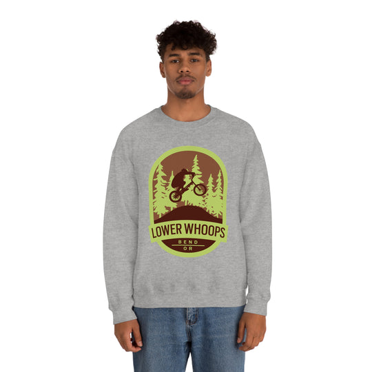 Lower Whoops - Bend, Oregon Unisex Heavy Blend Crewneck Sweatshirt