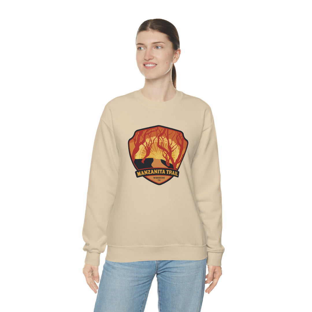 Manzanita Trail - Woodside, California Unisex Heavy Blend Crewneck Sweatshirt