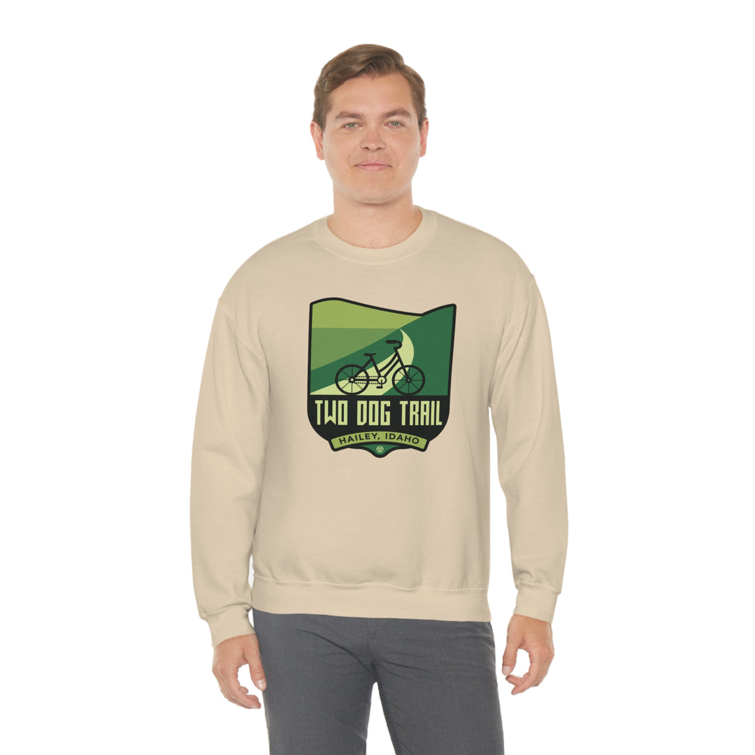 Two Dog Trail - Hailey, Idaho Unisex Heavy Blend Crewneck Sweatshirt