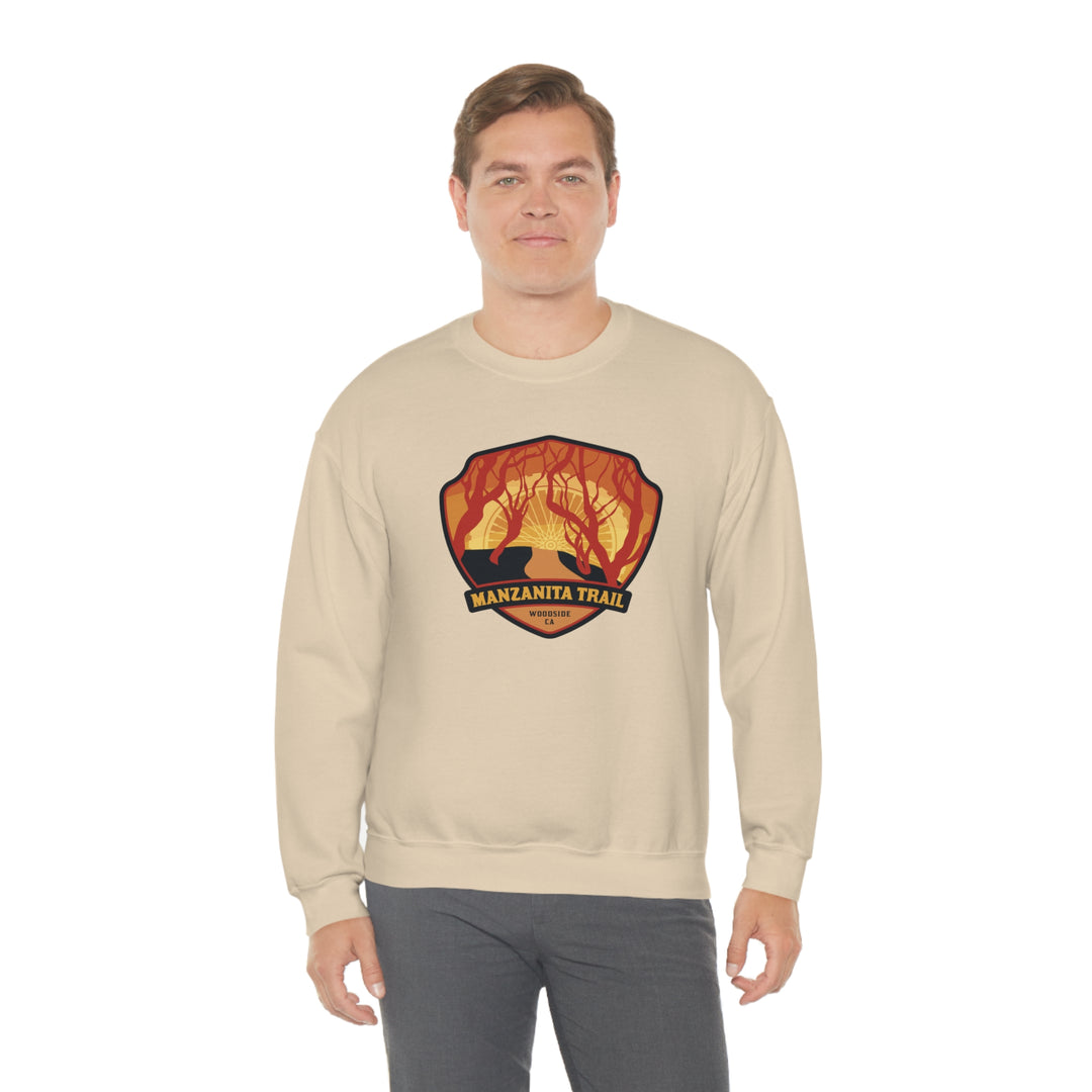 Manzanita Trail - Woodside, California Unisex Heavy Blend Crewneck Sweatshirt