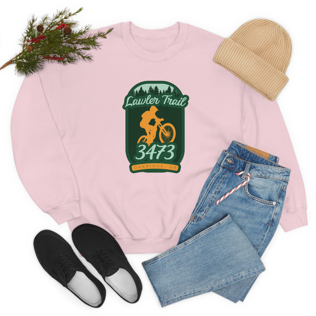 Lawler Trail #3473 - Oakridge, Oregon Unisex Heavy Blend Crewneck Sweatshirt