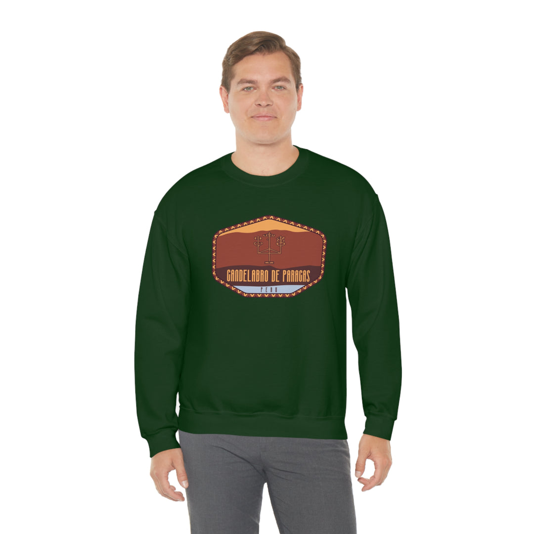 Candelabro de Paracas - Peru | Unisex Heavy Blend Crewneck Sweatshirt