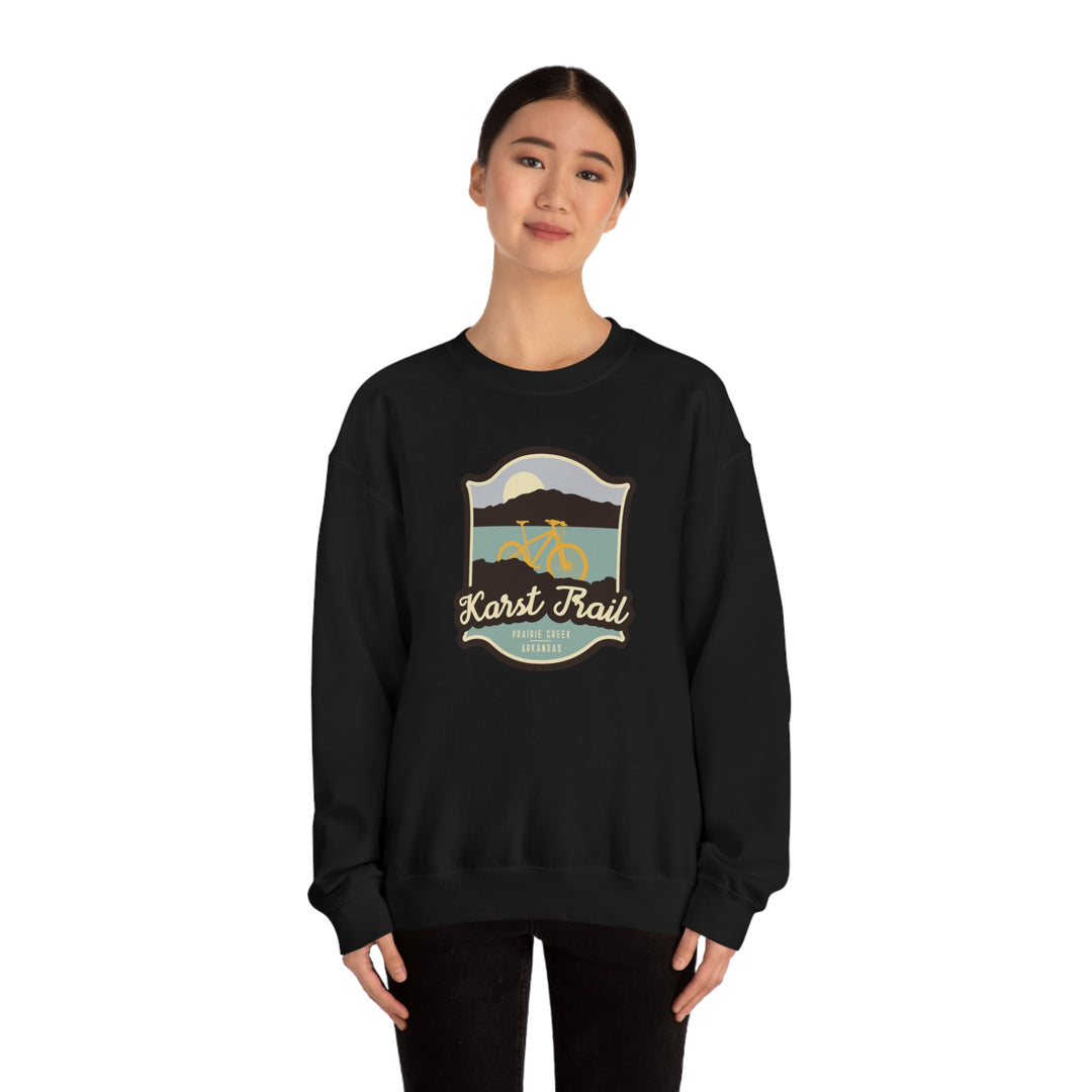 Karst Trail - Prairie Creek, Arkansas Unisex Heavy Blend Crewneck Sweatshirt