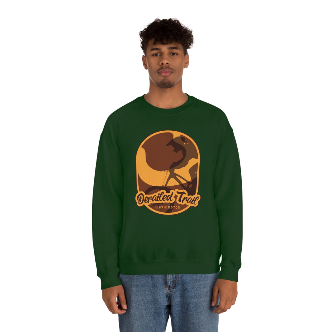 Derailed Trail - Washington Unisex Heavy Blend Crewneck Sweatshirt