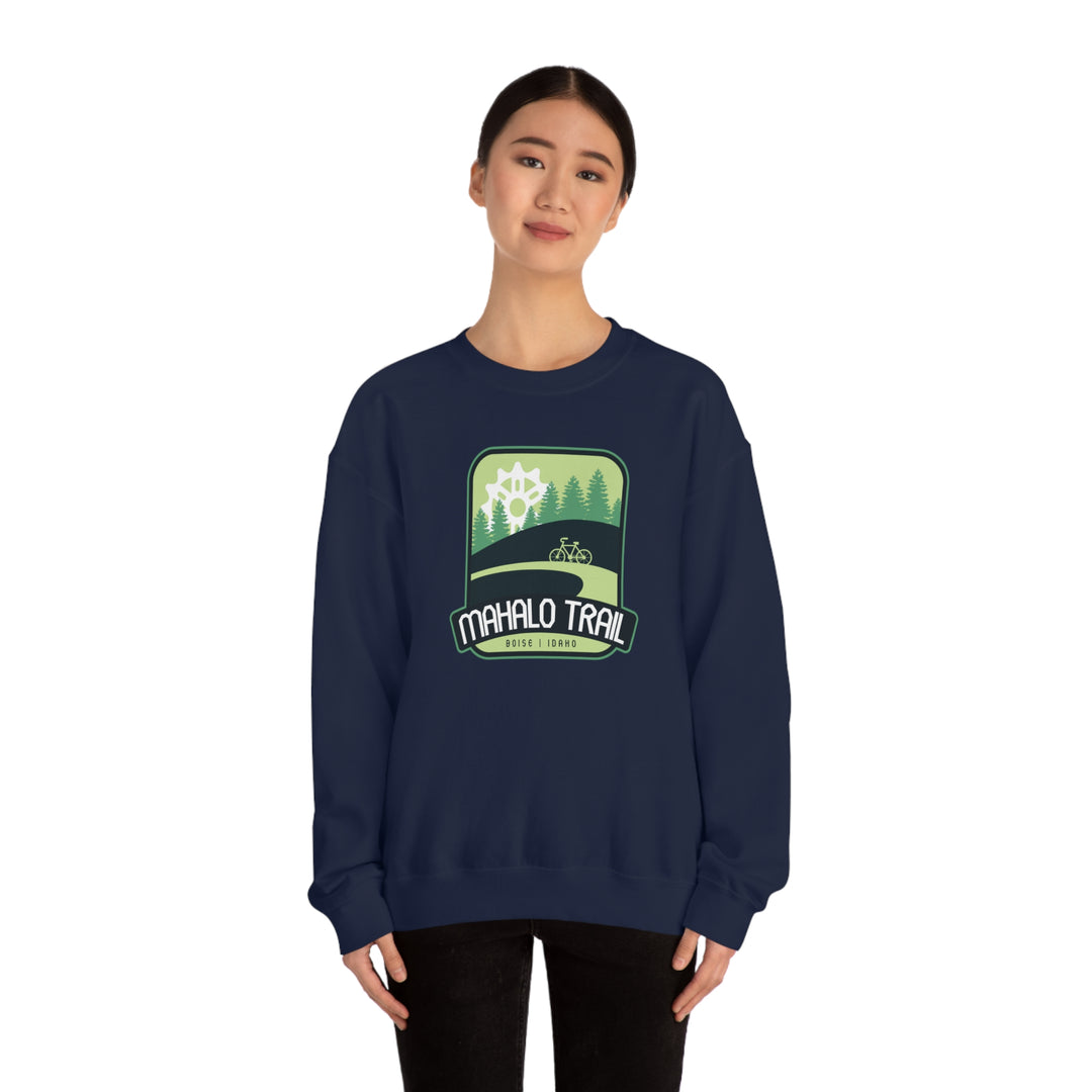 Mahalo Trail - Boise, Idaho Unisex Heavy Blend Crewneck Sweatshirt