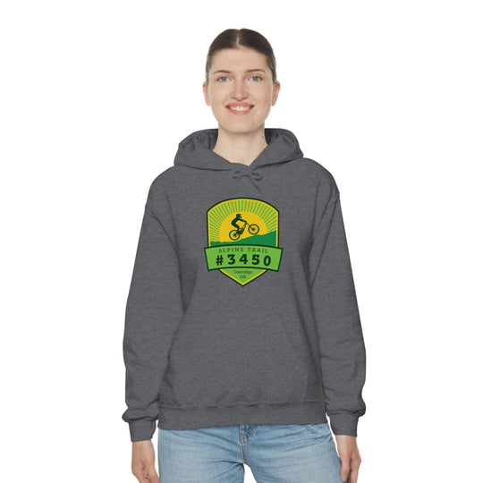 Alpine Trail #3450 - Oakridge, Oregon Unisex Heavy Blend Hooded Sweatshirt