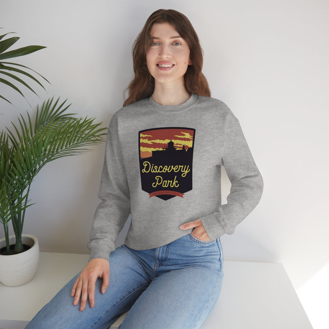 Discovery Park - Washington Unisex Heavy Blend Crewneck Sweatshirt