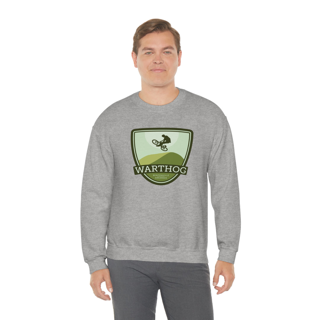 Warthog - Bentonville, Arkansas Unisex Heavy Blend Crewneck Sweatshirt