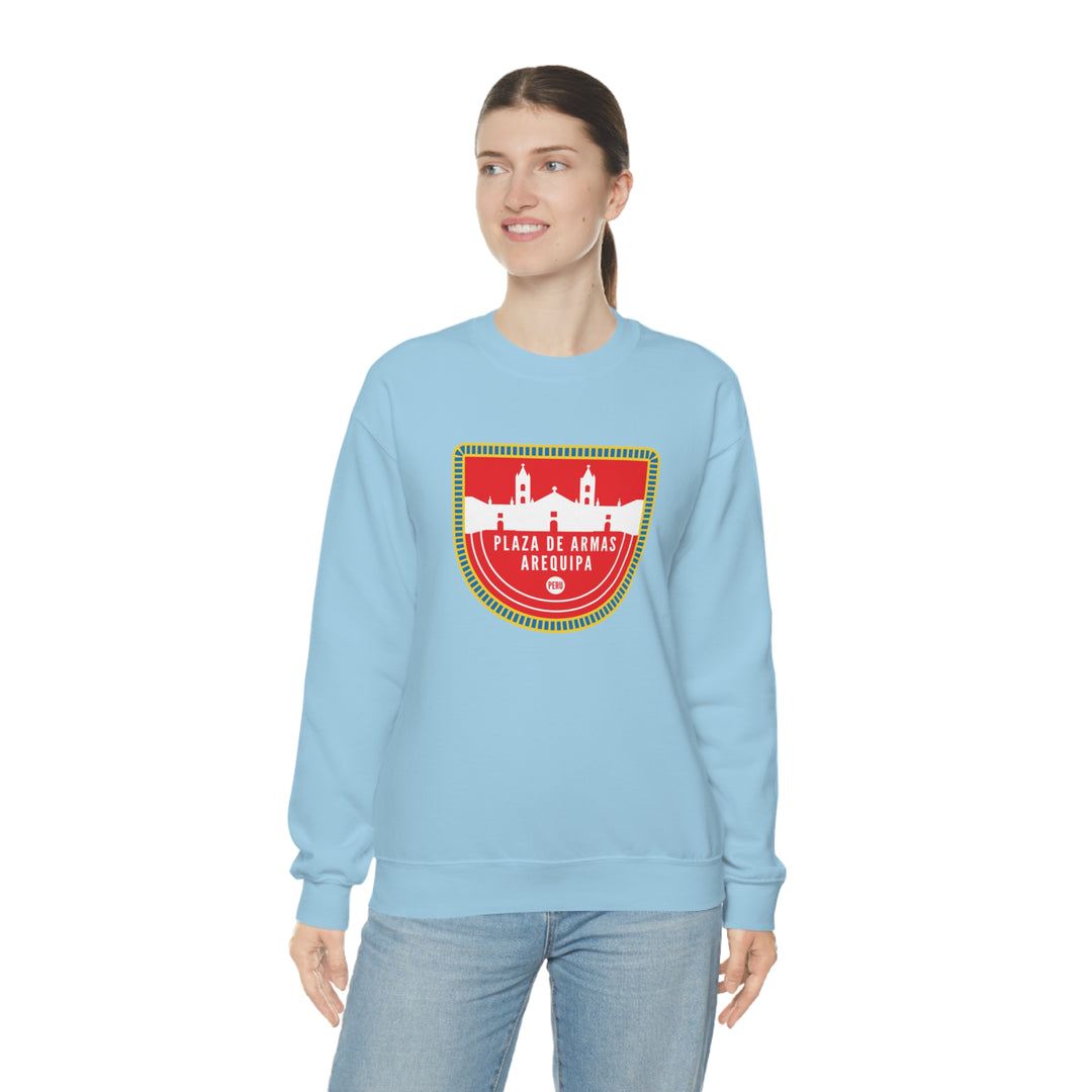 Plaza de Armas Arequipa - Peru Unisex Heavy Blend Crewneck Sweatshirt