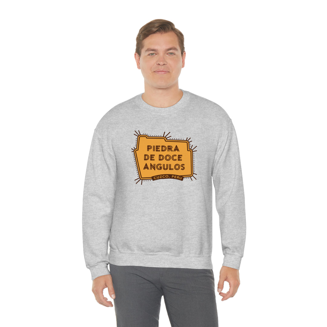 Piedra de doce angulos - Cuzco, Peru Unisex Heavy Blend Crewneck Sweatshirt