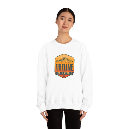 Fireline - Bentonville, Arkansas Unisex Heavy Blend Crewneck Sweatshirt