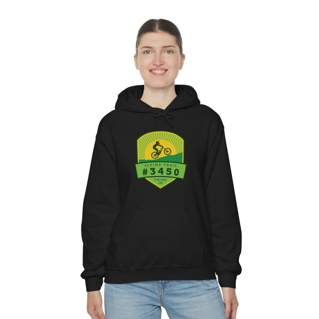 Alpine Trail #3450 - Oakridge, Oregon Unisex Heavy Blend Hooded Sweatshirt