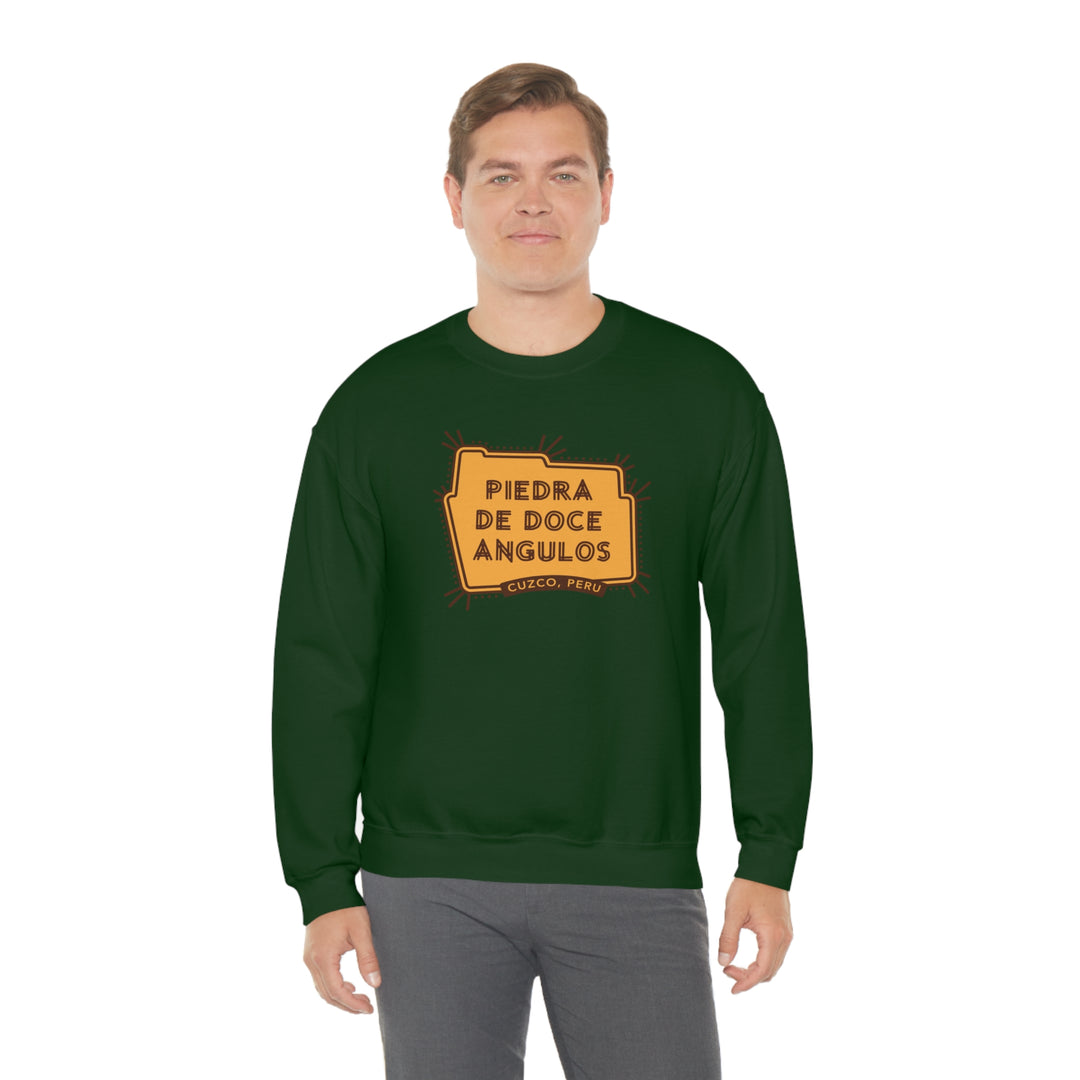 Piedra de doce angulos - Cuzco, Peru Unisex Heavy Blend Crewneck Sweatshirt