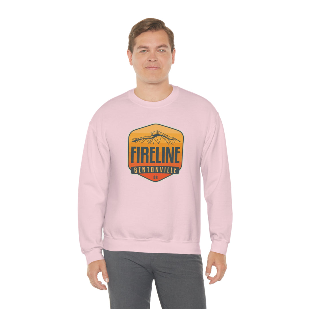 Fireline - Bentonville, Arkansas Unisex Heavy Blend Crewneck Sweatshirt