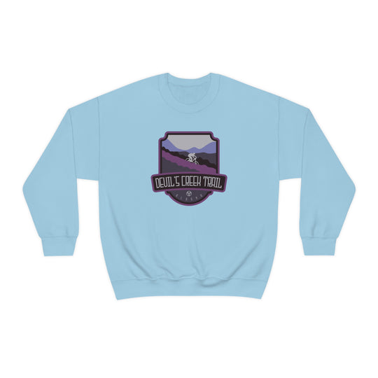 Devil's Creek Trail - Alaska Unisex Heavy Blend Crewneck Sweatshirt