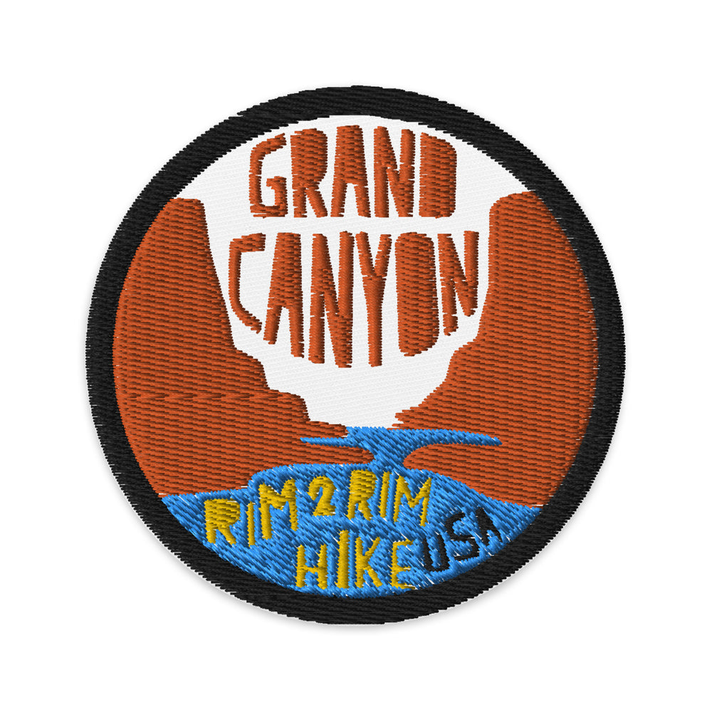 Grand Canyon - Rim to Rim hike Embroidered patches