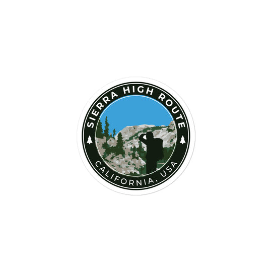 Sierra High Route - California Bubble-free stickers