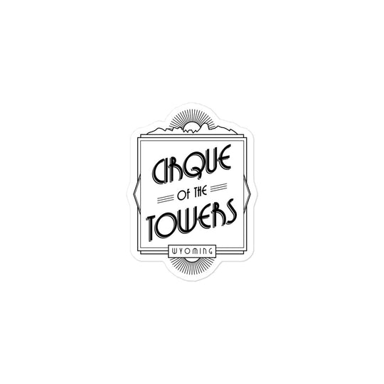 Cirque of the Towers - Wyoming Bubble-freie Sticker