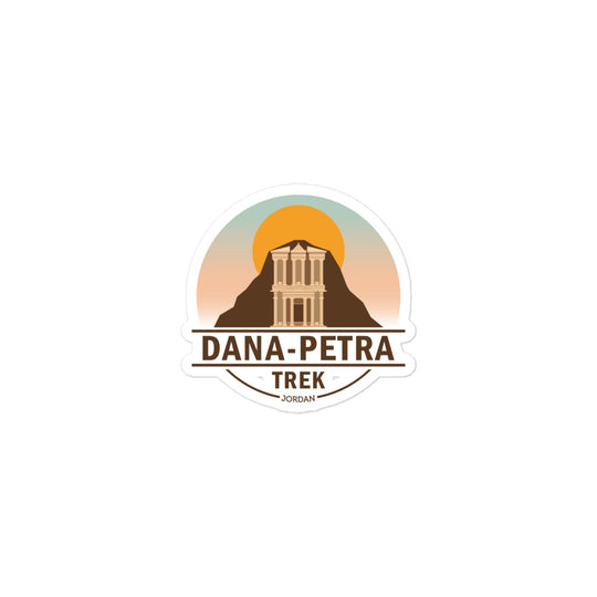 Dana to Petra Trek - Jordan Bubble-free stickers