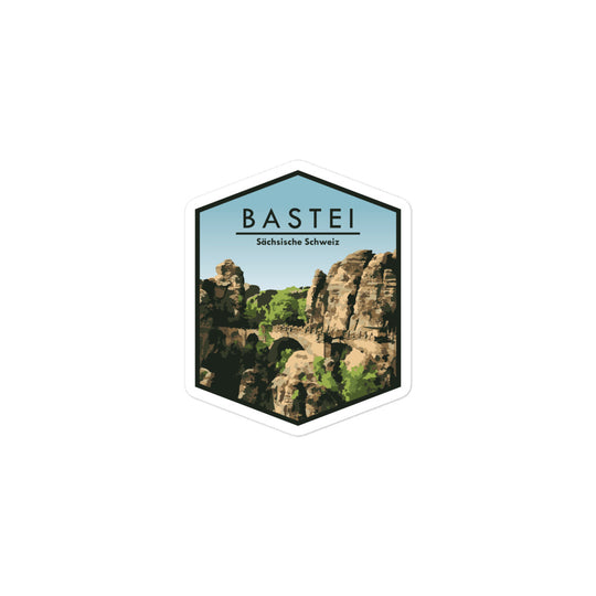 Bastei bridge - Saxon Switzerland, Germany Bubble-free stickers