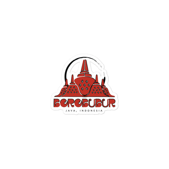 Borobudur - Java, Indonesia Bubble-free stickers