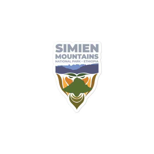 Simien Mountains - Ethiopia Bubble-free stickers