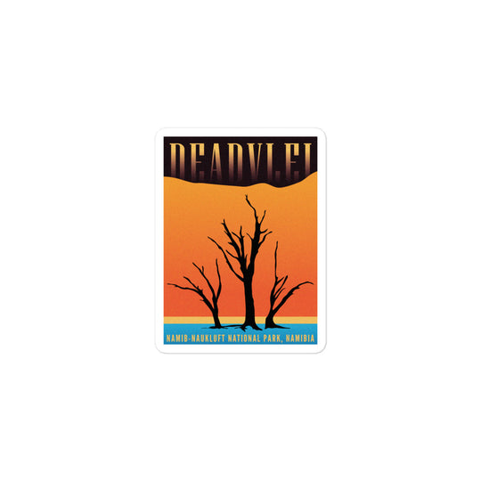 Deadvlei - Namib Naukluft Nationalpark, Namibia Bubble-free stickers