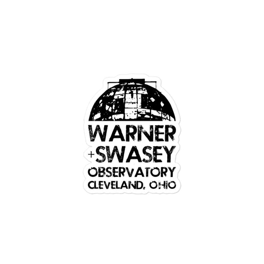 Warner and Swasey Observatory - Cleveland, Ohio Bubble-free stickers