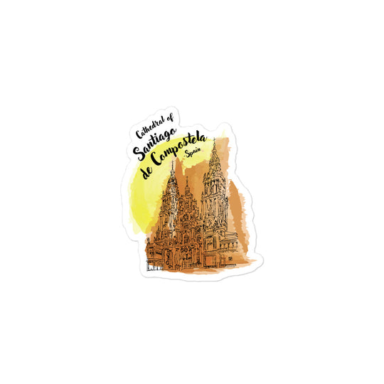 Cathedral of Santiago de Compostela - Spain Bubble-free stickers