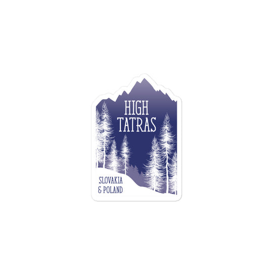 High Tatras - Slovakia, Poland Bubble-free stickers