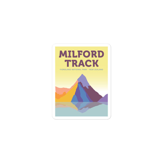 Milford Track - Fiordland National Park, New Zealand Bubble-free stickers